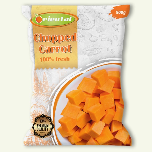 frozen Chopped carrot