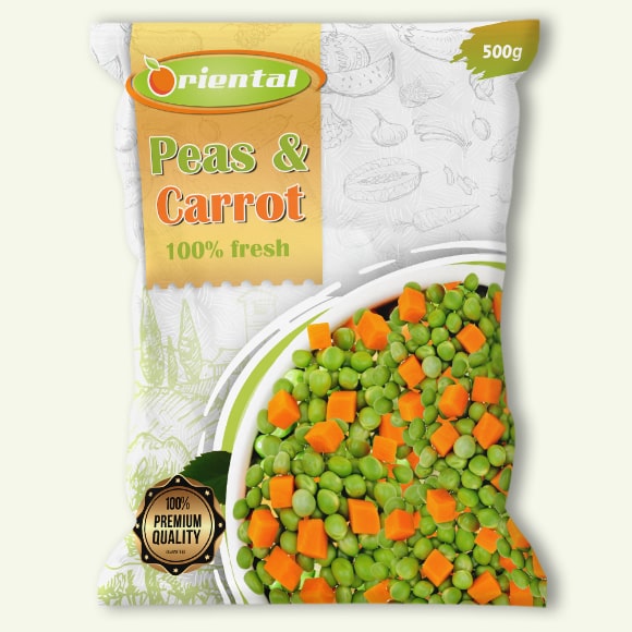 frozen peas & carrot